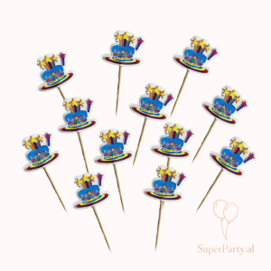 Figura dekorative me shkop 12 copë